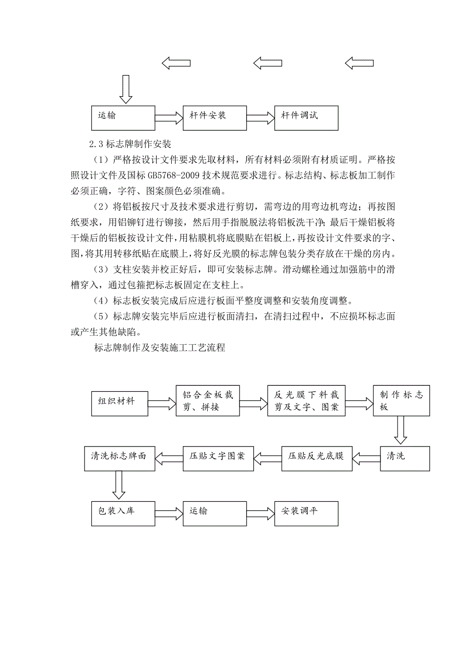 交通标志生产及施工安装工艺_第4页