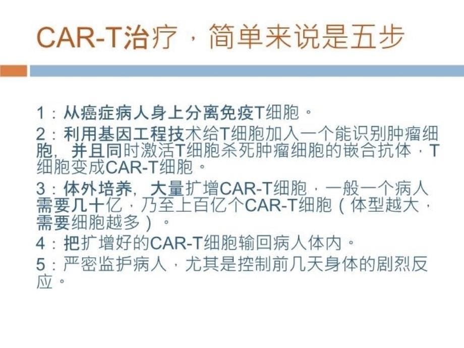 CAR-T细胞免疫疗法上课讲义_第5页