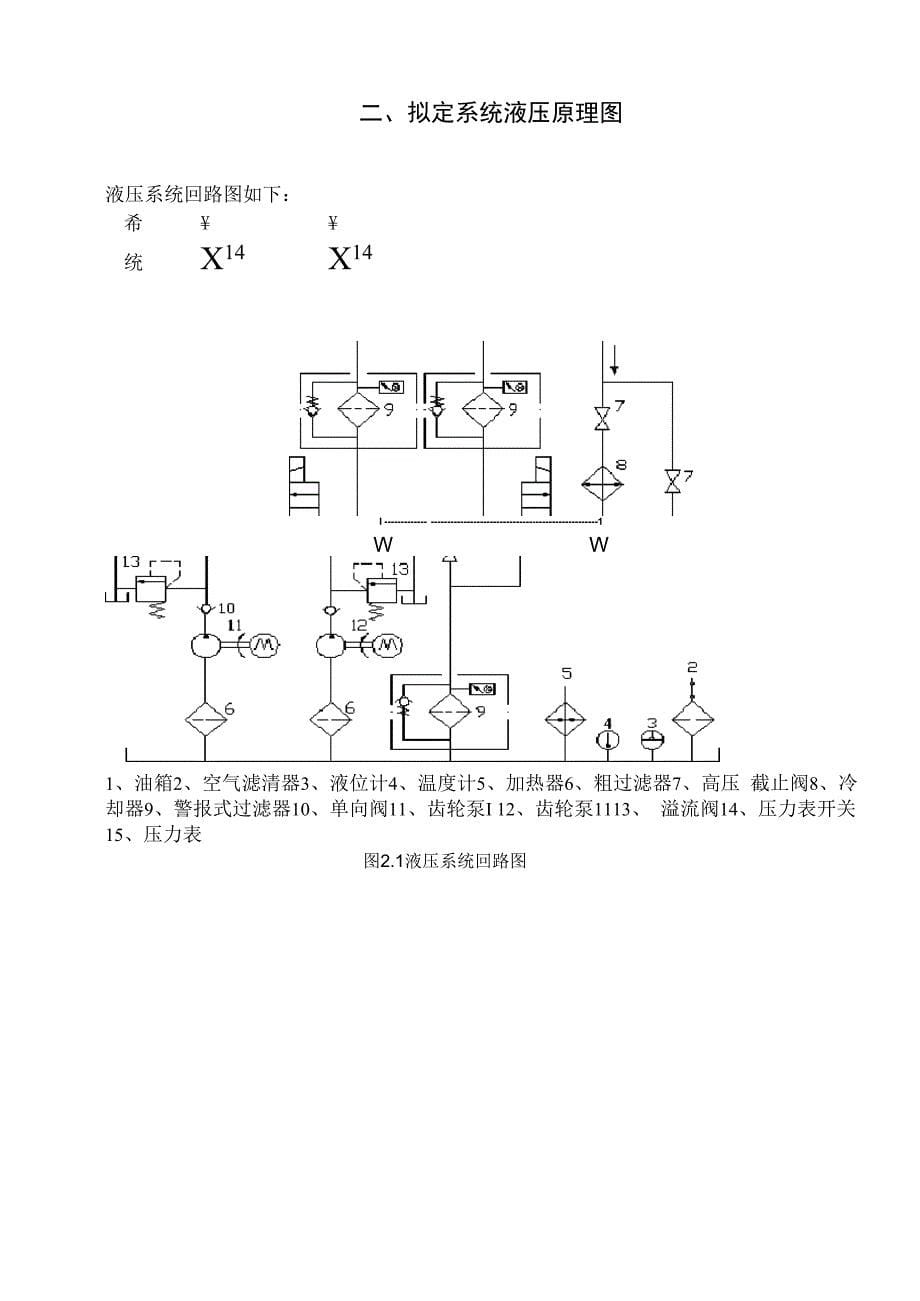 液压泵站课程设计_第5页