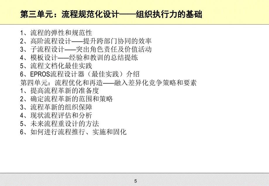 企业流程体系建设与流程优化实战研修班_第5页