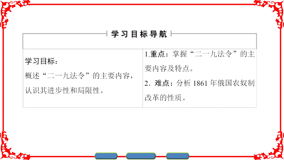 高中历史 第七章 俄国农奴制度改革 2 1861年俄国农奴制改革课件 北师大版选修1_第2页