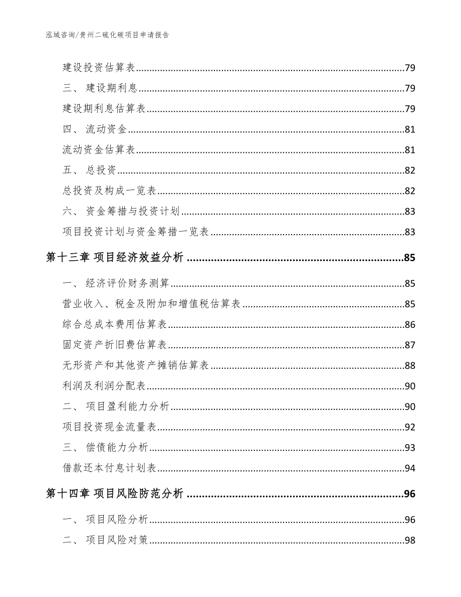 贵州二硫化碳项目申请报告_第4页