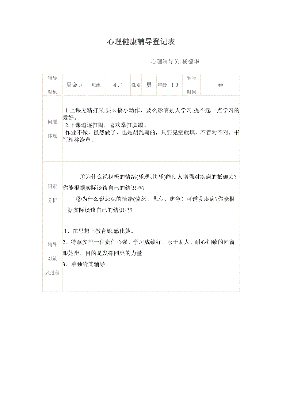 心理健康辅导记录表_第2页