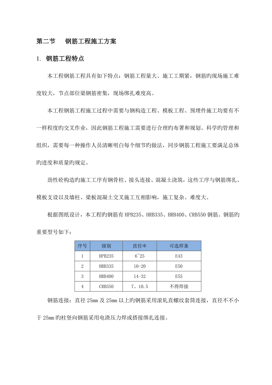 008-2-第二节-钢筋工程施工方案_第1页