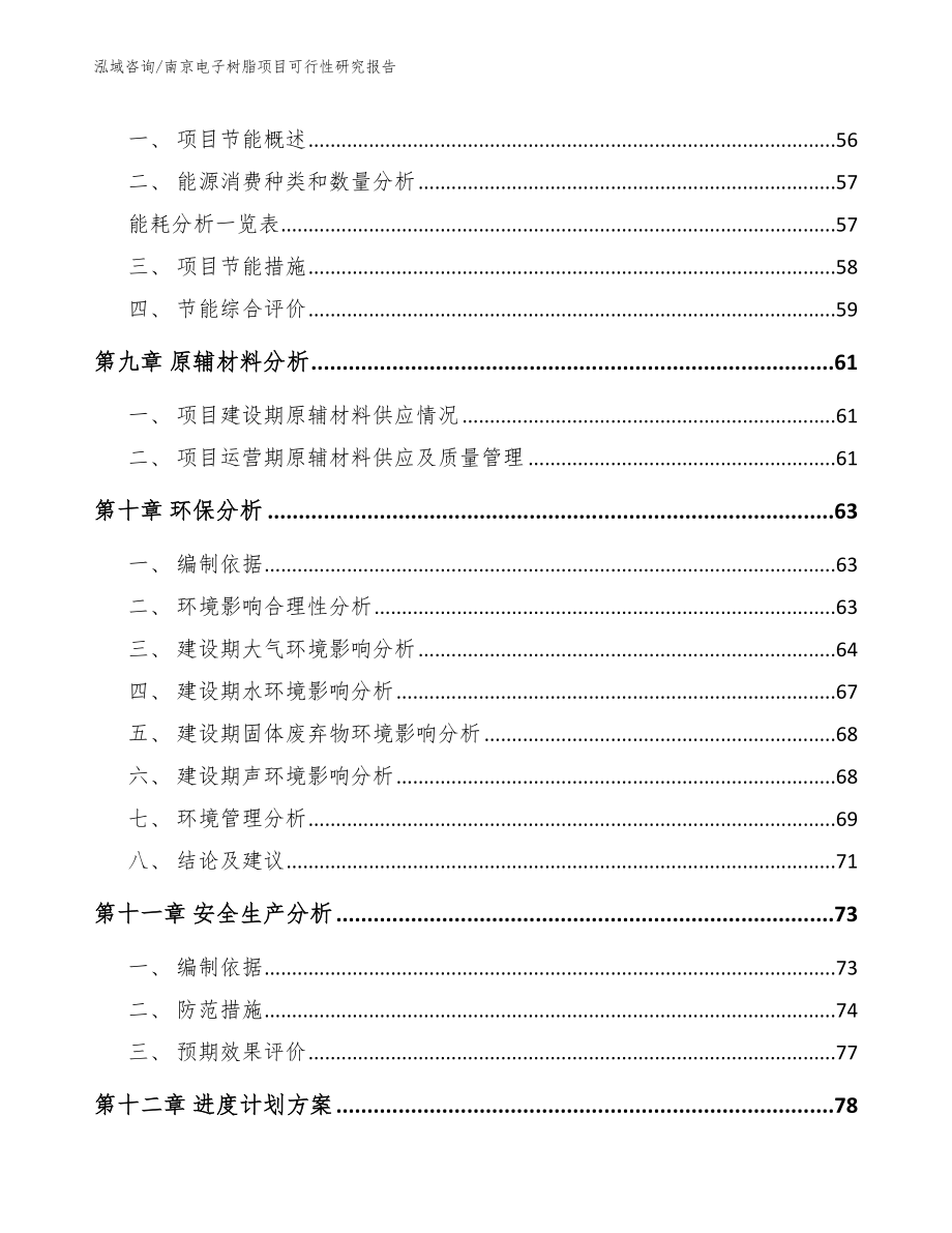 南京电子树脂项目可行性研究报告（参考模板）_第4页