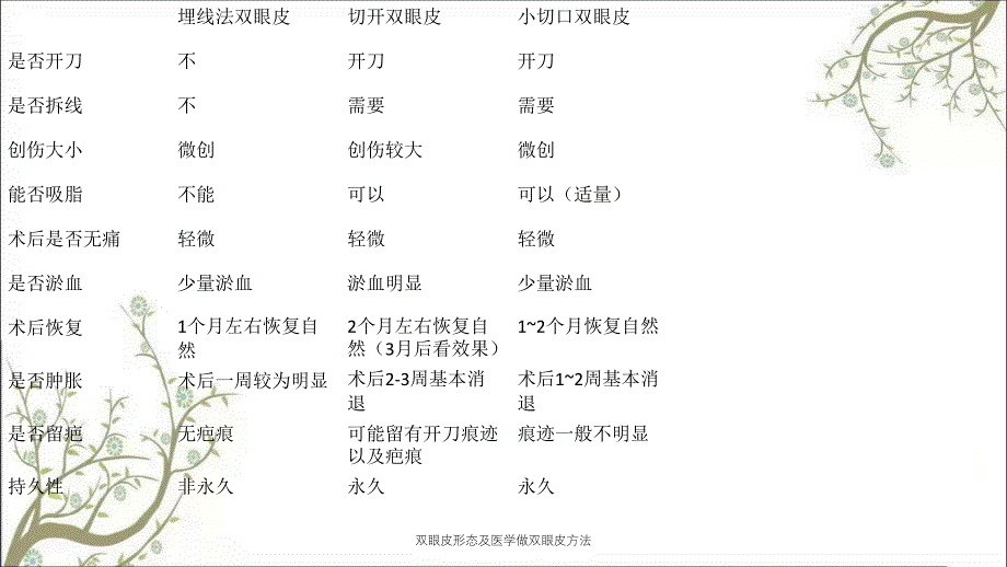 双眼皮形态及医学做双眼皮方法_第4页