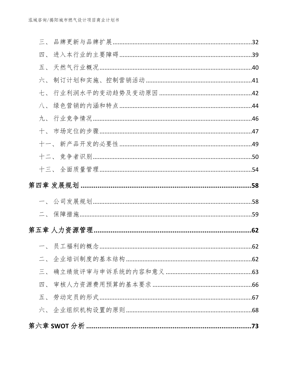 揭阳城市燃气设计项目商业计划书模板范文_第3页