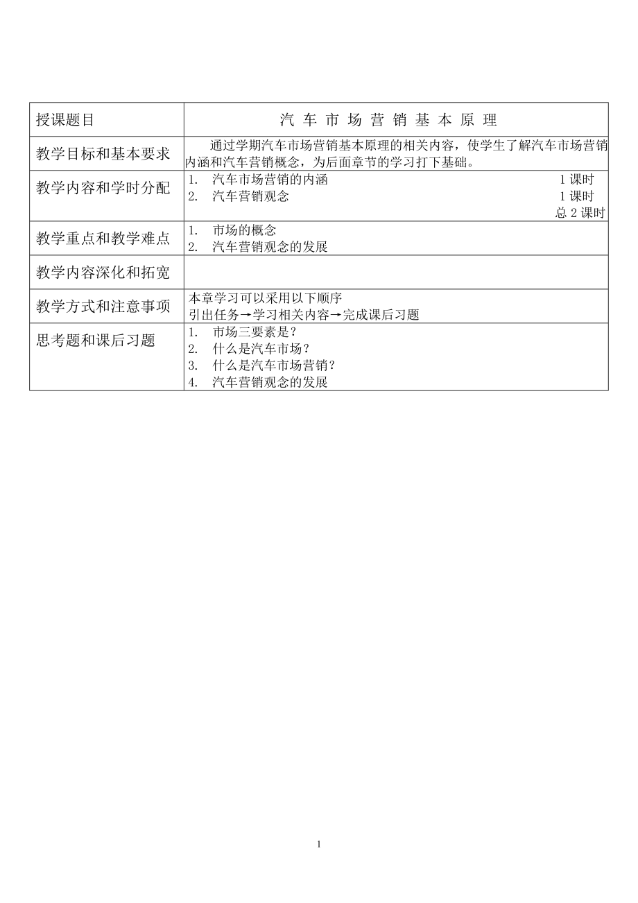 汽车营销实务教案+讲稿_第2页