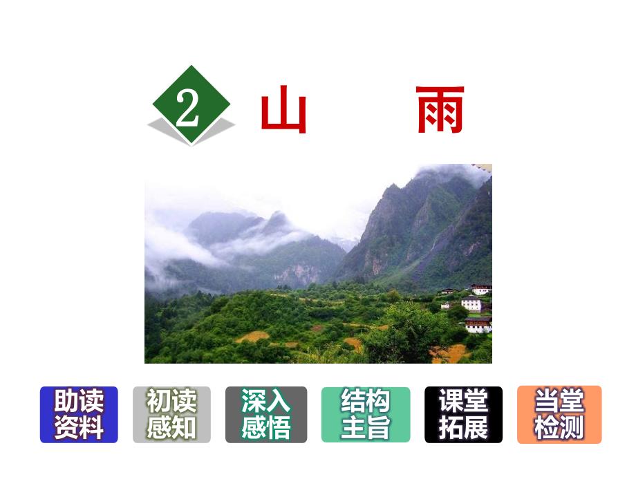 山雨(人教版六年级上册语文课件)_第2页