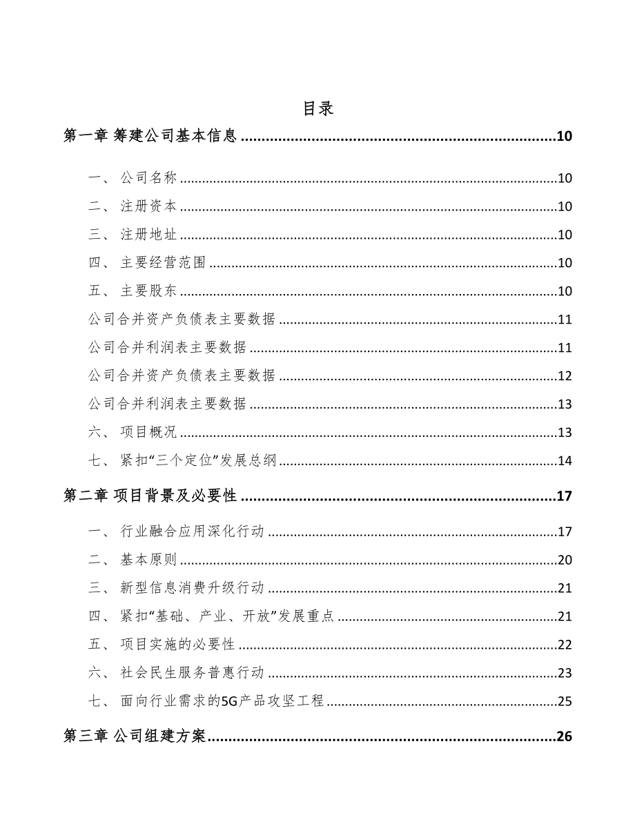 普洱市关于成立5G+智能油气公司可行性研究报告(DOC 87页)_第3页