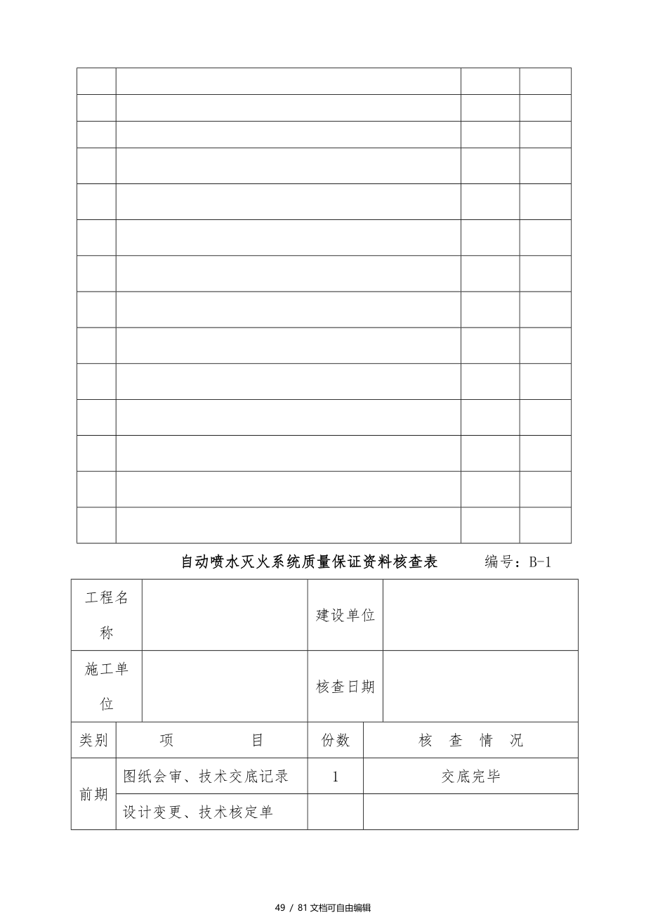 自动喷水灭火系统施工安装全程验收记录_第4页