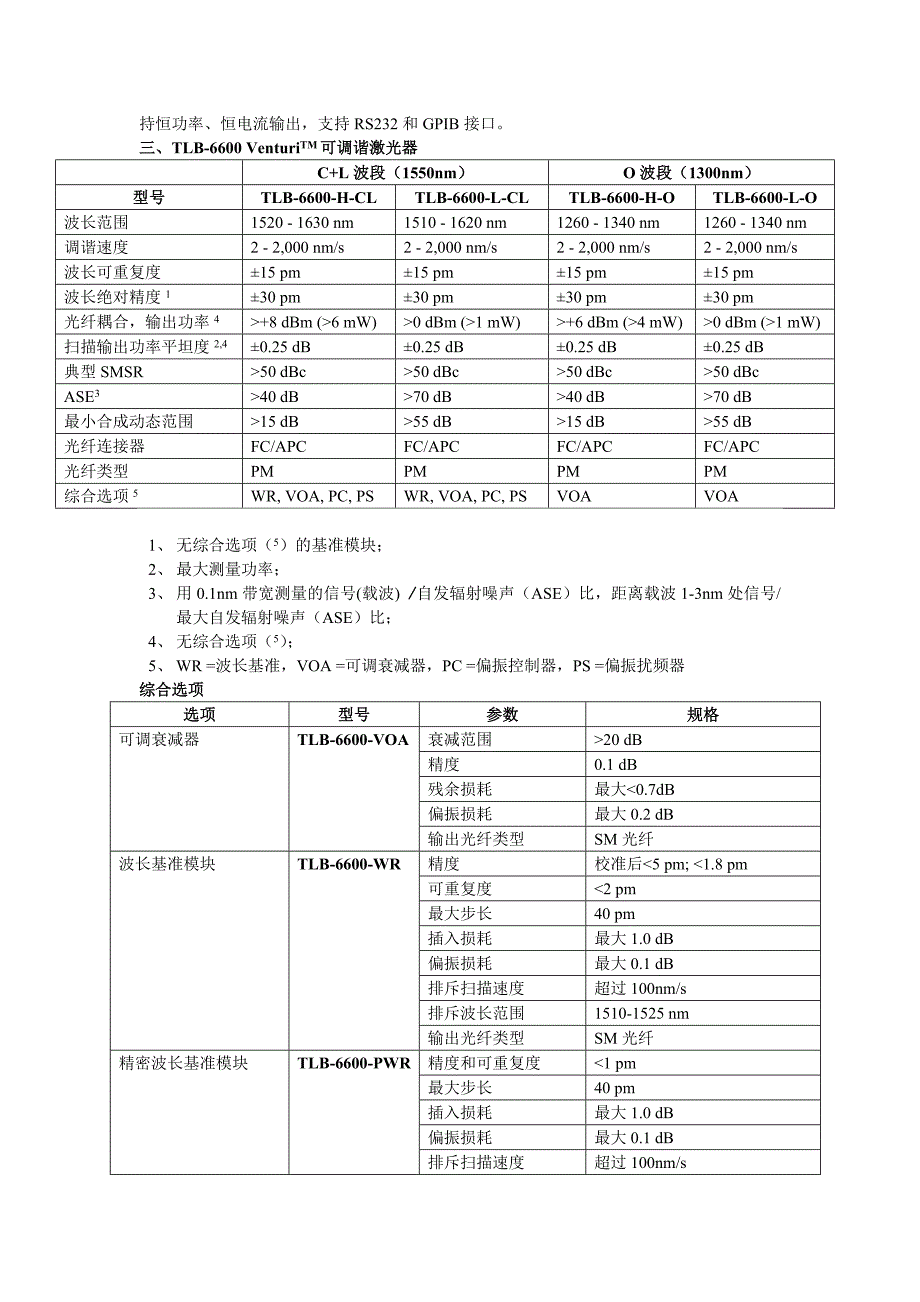 Focus可调谐激光器选型指南_第3页