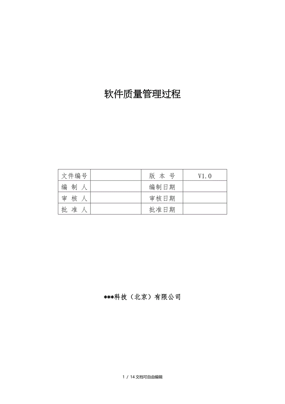 软件质量管理过程_第1页