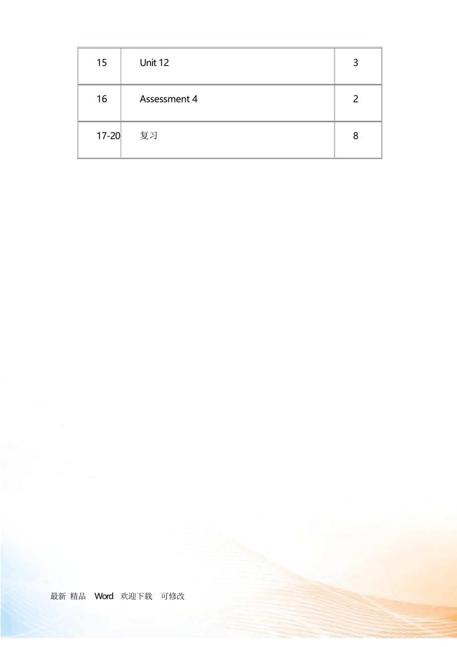 2022湘少版三年级英语下册教案表格式(集体备课)_第4页