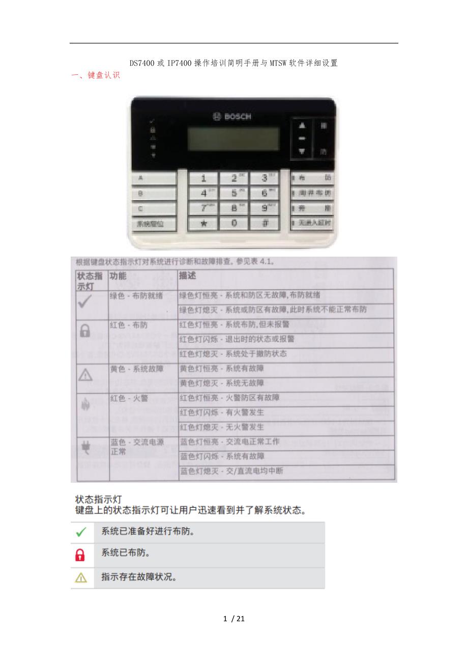 DS7400或IP7400操作培训简明手册范本_第1页