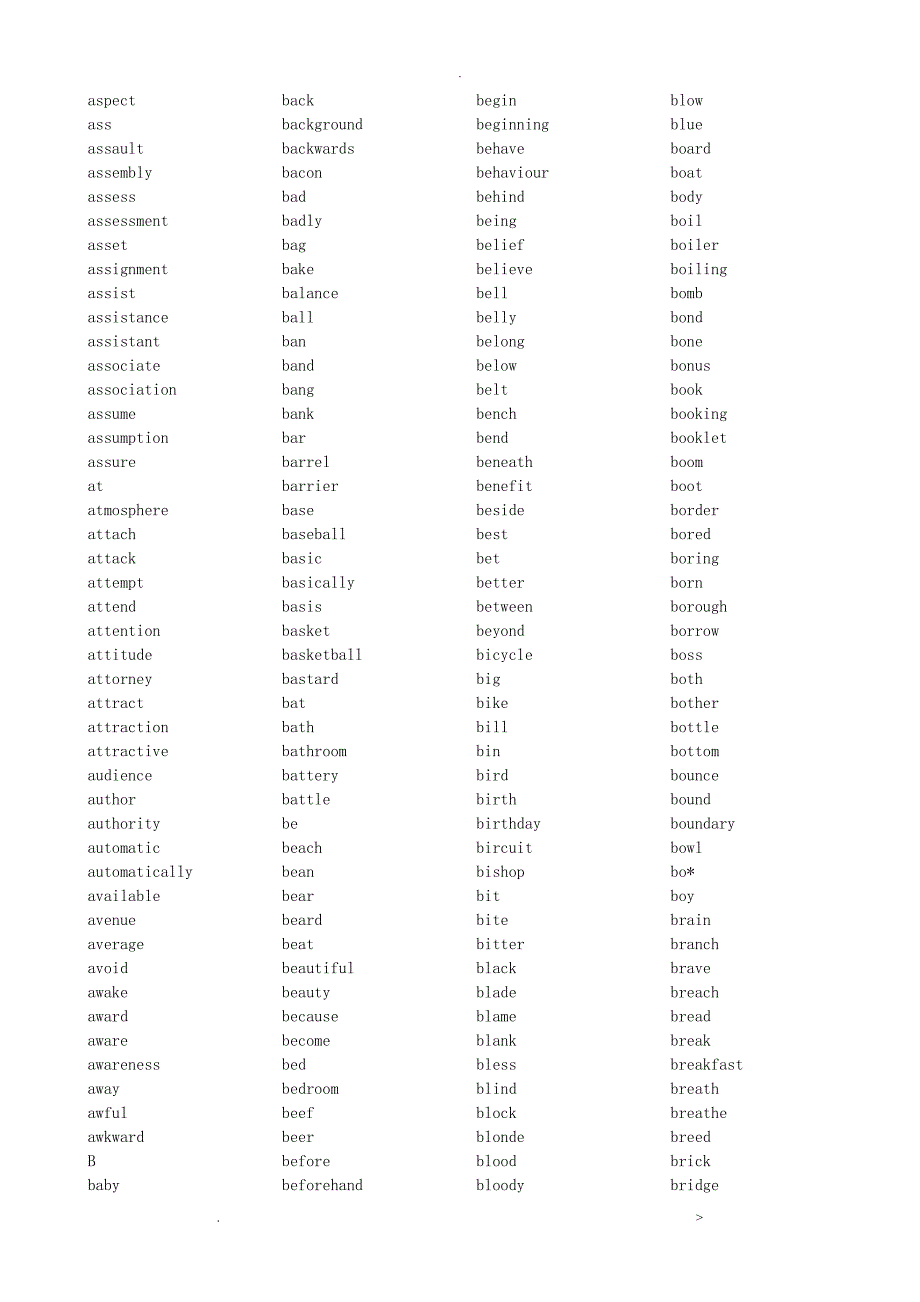 英语最常用的3000词_第2页