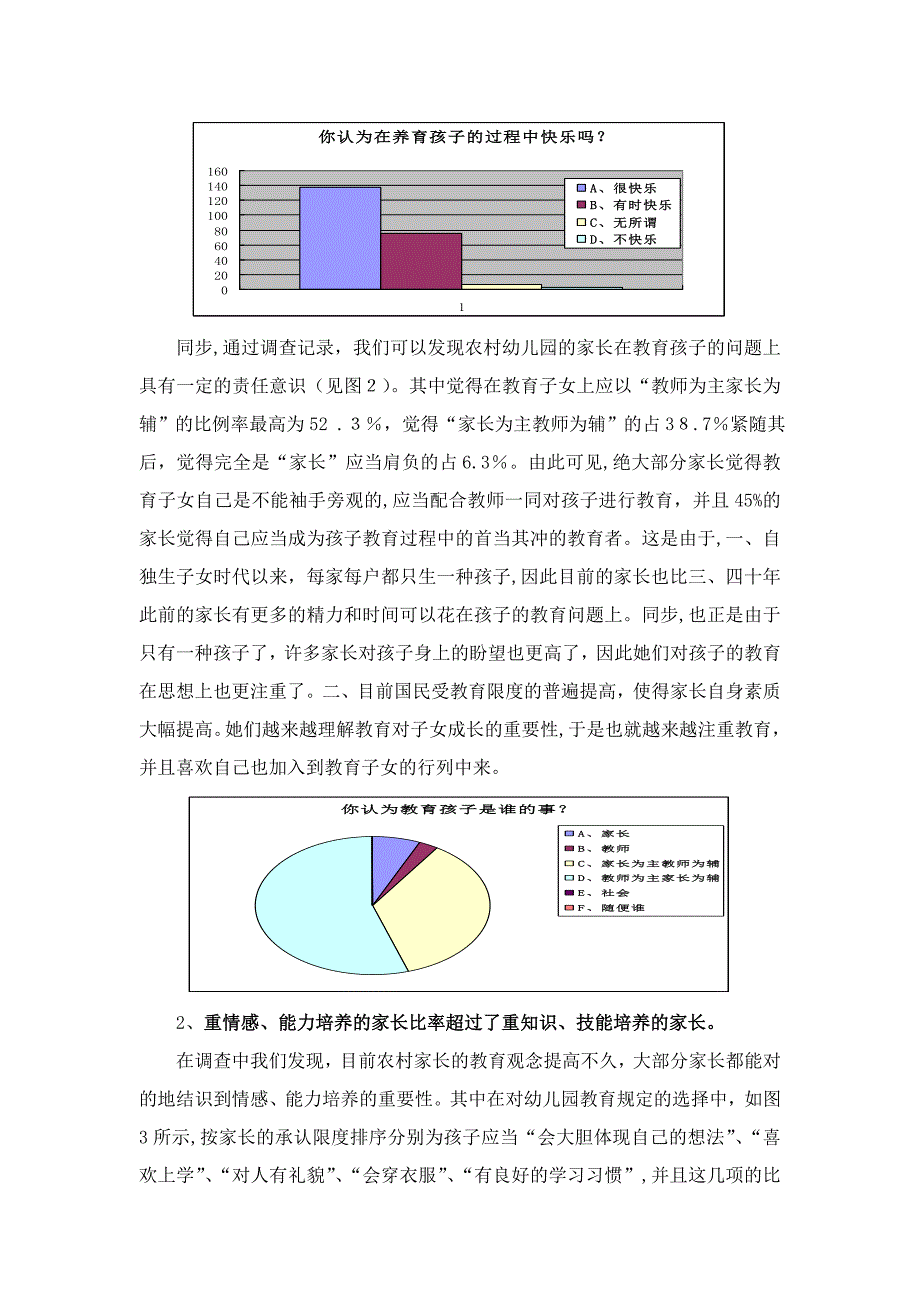 农村幼儿家长幼小衔接观念的调查分析_第3页