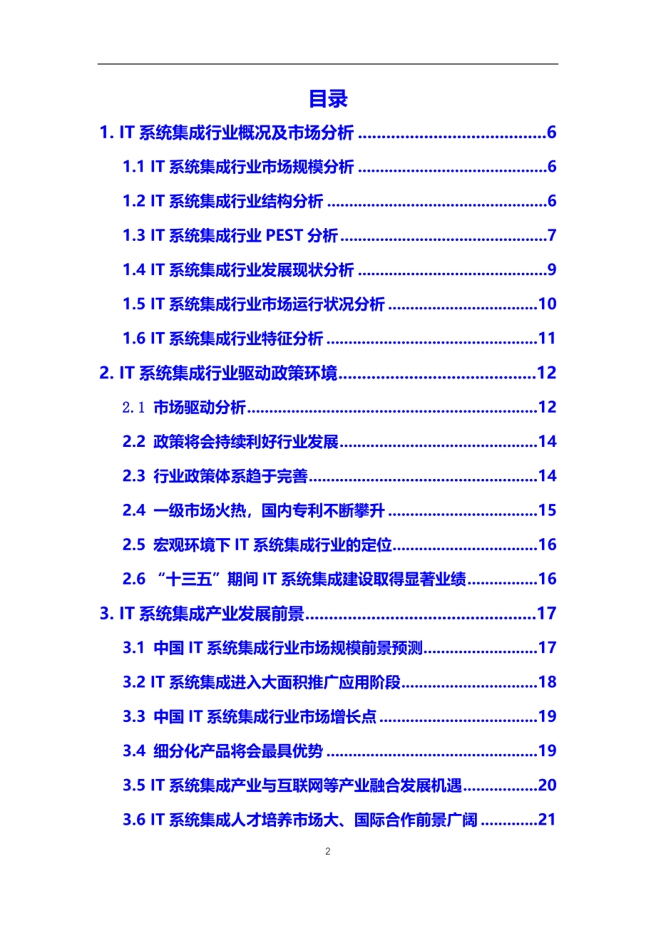2021年【IT系统集成】行业调研分析报告_第2页