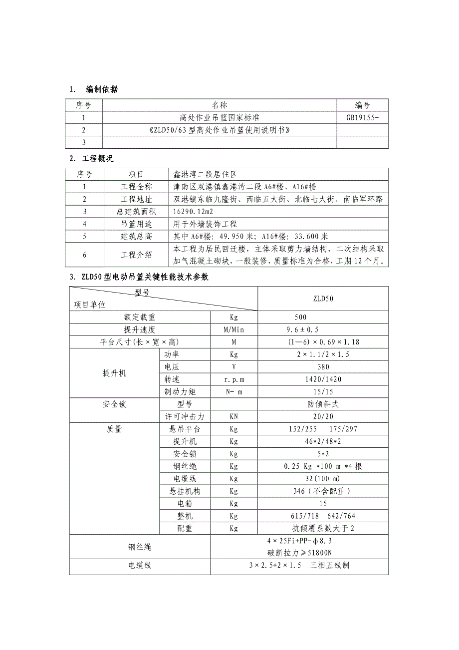 电动吊篮综合项目施工专项方案模板.doc_第2页