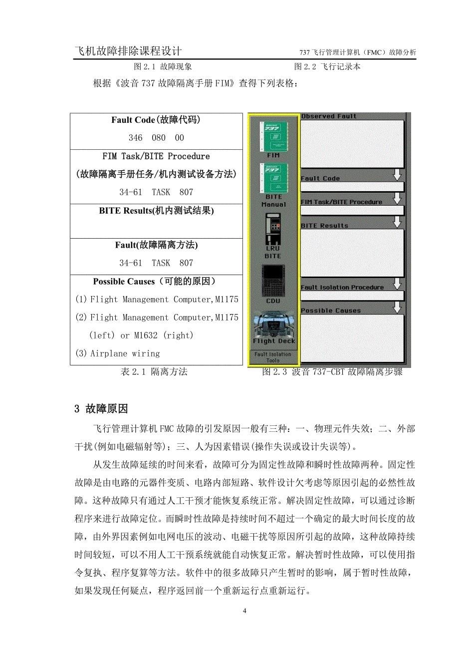 飞机故障排除课程设计_第5页