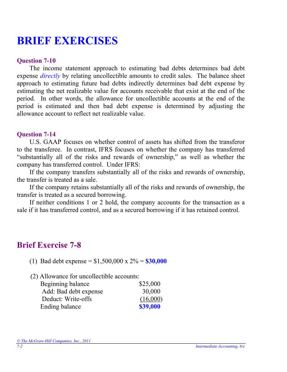 IntermediateAccountingChapter7中级会计学课后习题答案_第2页
