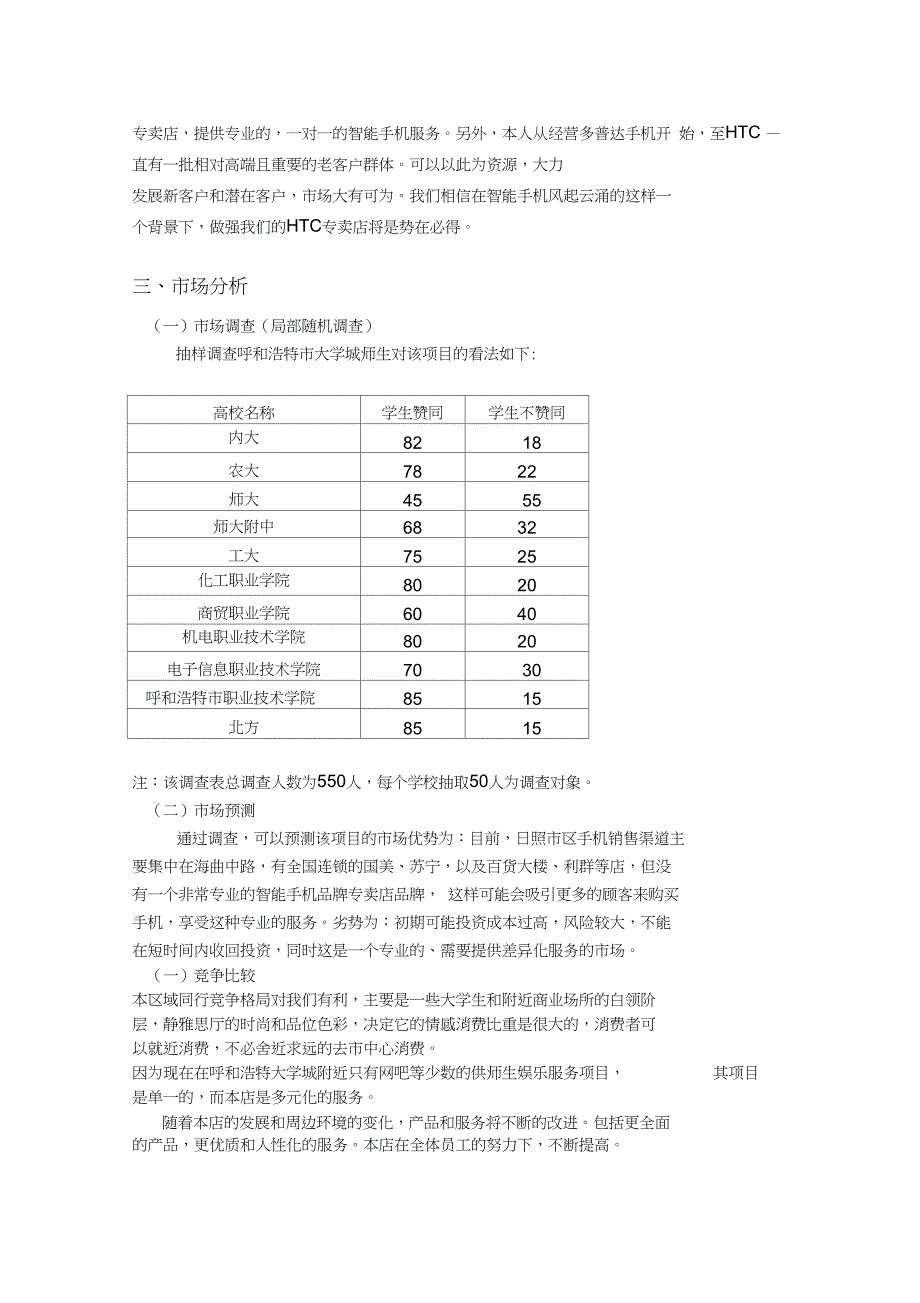 专卖店项目可行性研究报告_第3页