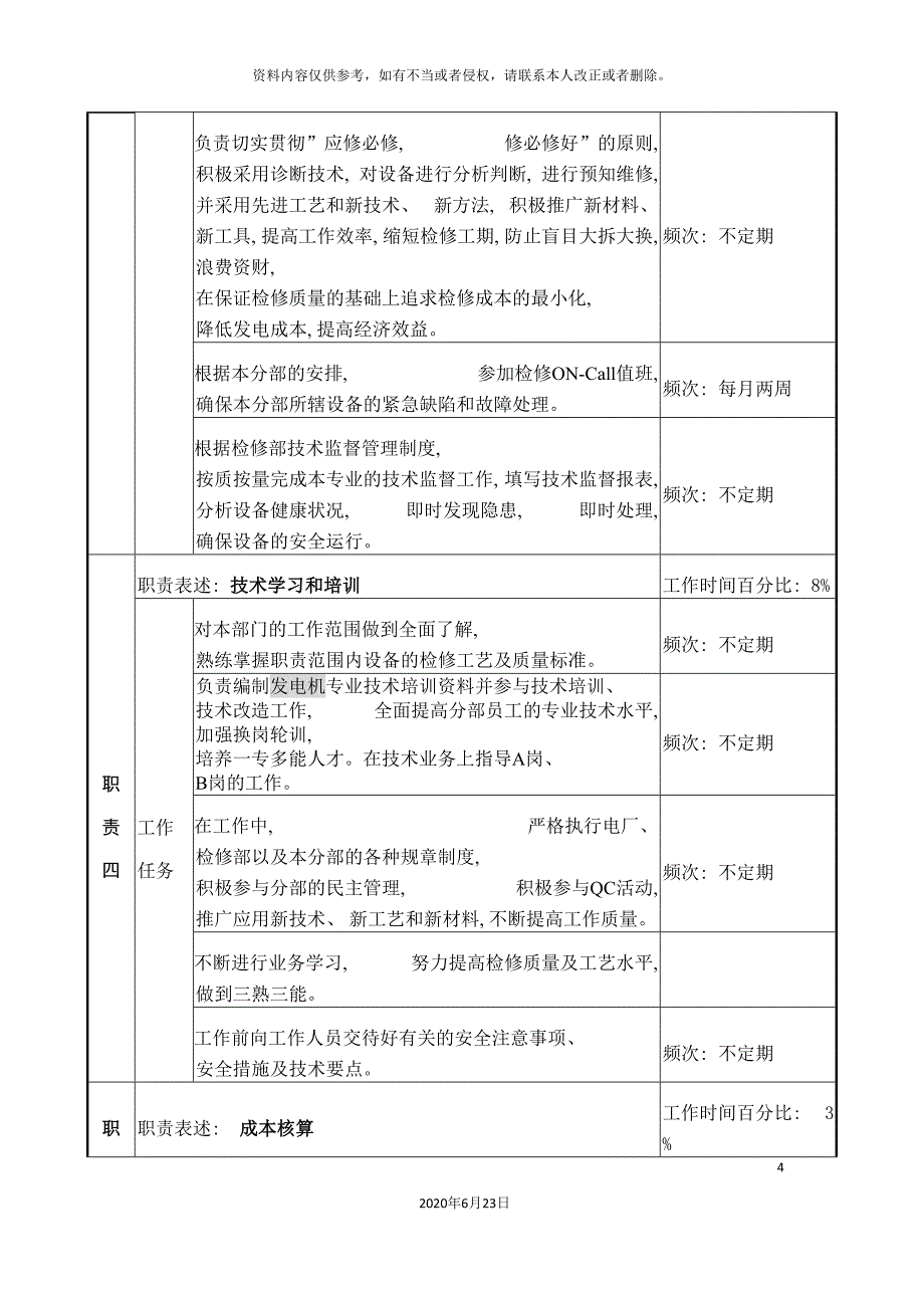 发电机专责岗位说明书.doc_第4页