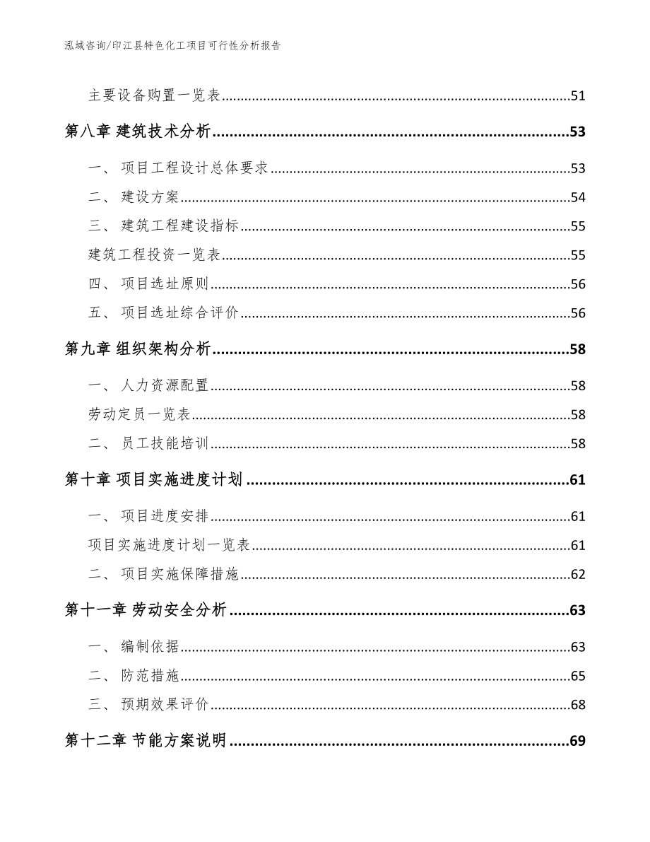 印江县特色化工项目可行性分析报告【模板范本】_第4页