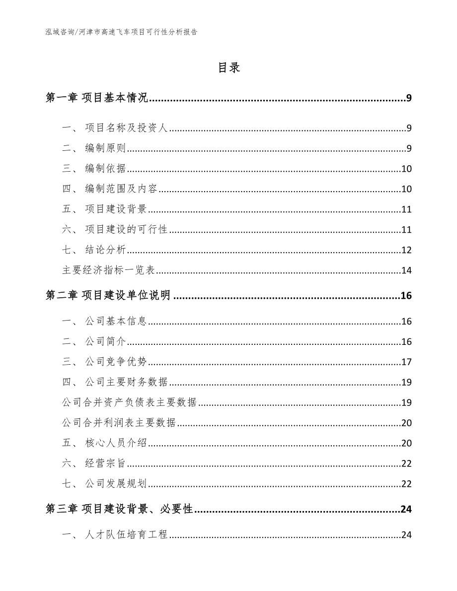 河津市高速飞车项目可行性分析报告_第2页