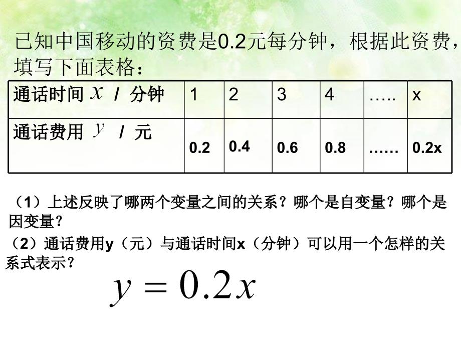 3.2 用关系式表示的变量间关系_第3页