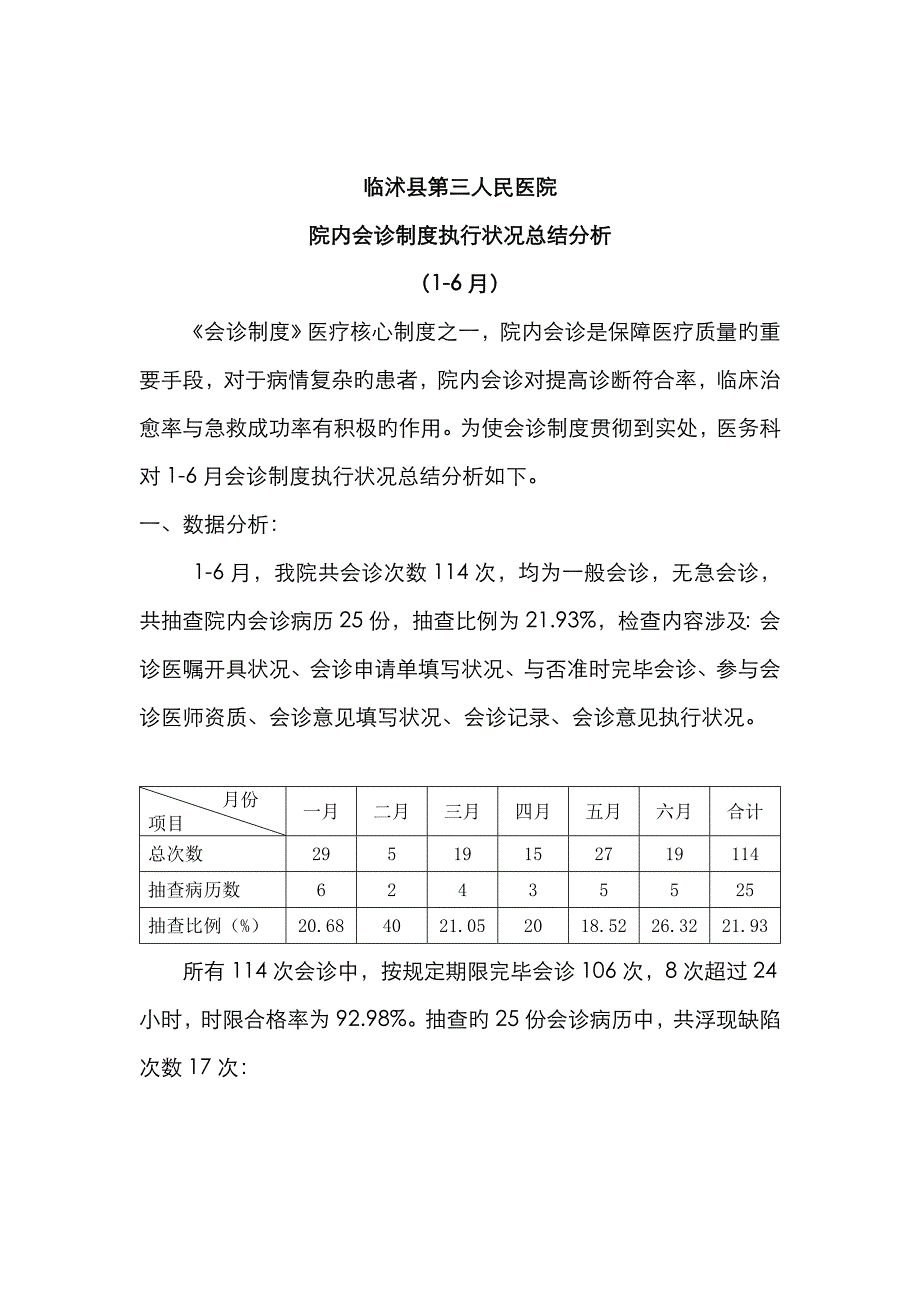院内会诊执行检查总结_第1页