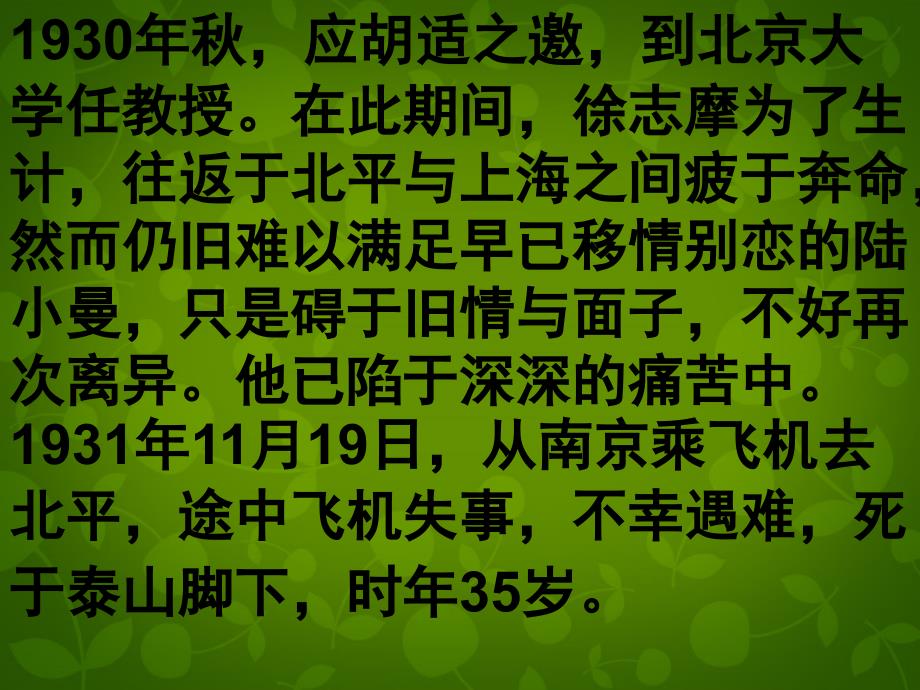 高中语文 2诗两首 再别康桥课件 新人教版必修1_第4页