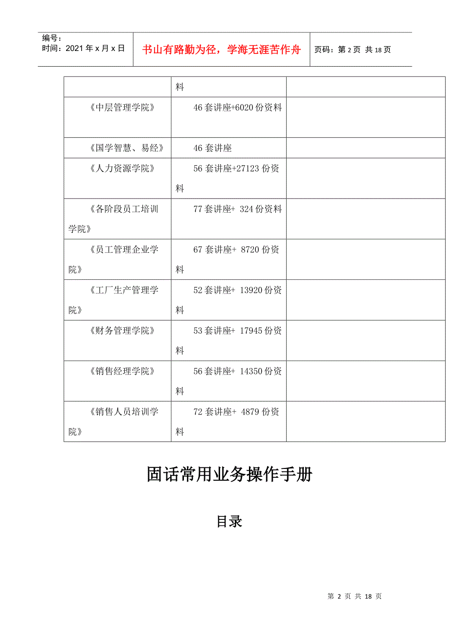 固话常用业务操作必备手册_第2页