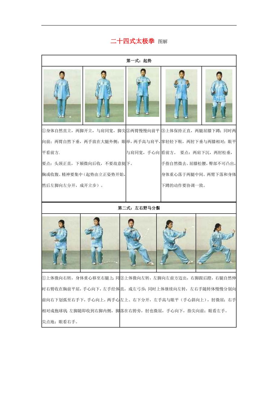 24式太极拳图解及讲解_第1页