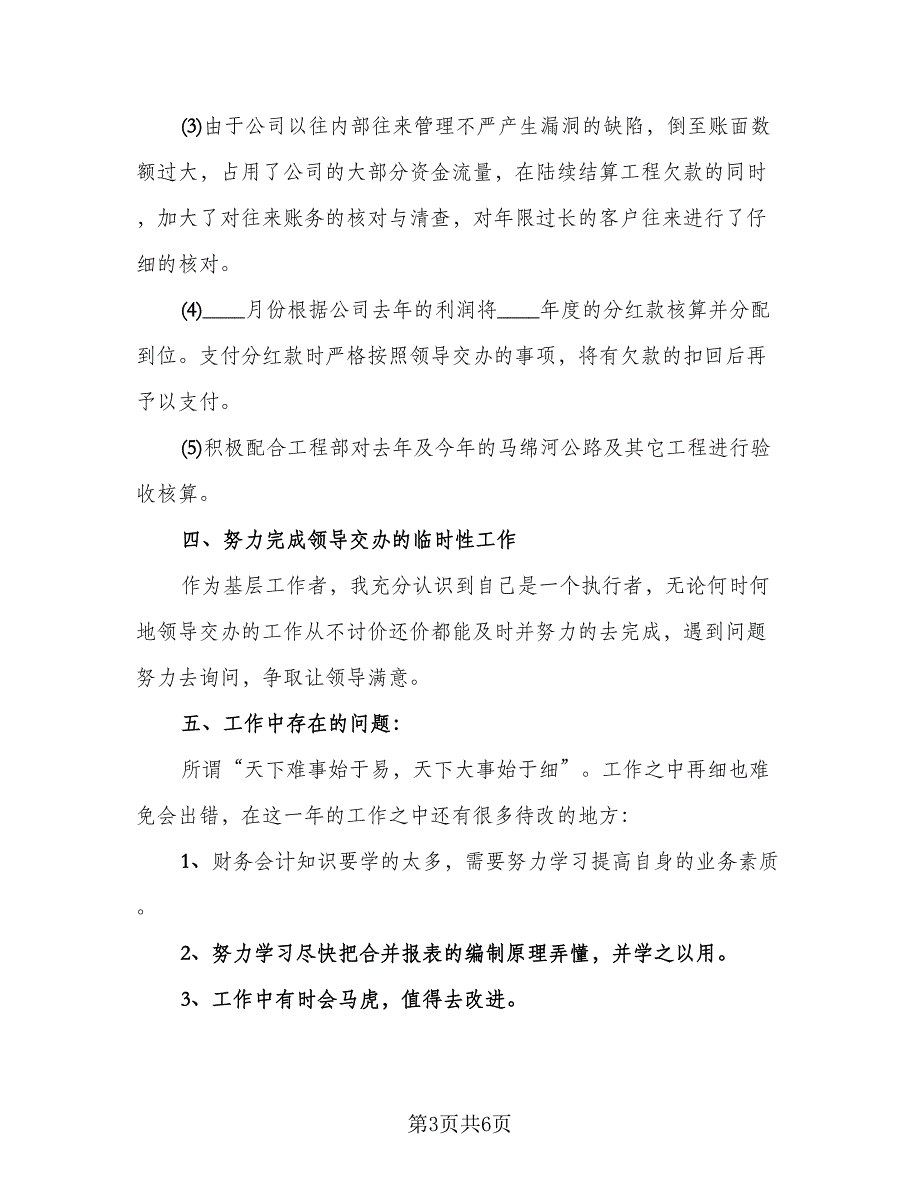 财务2023年个人总结参考范文（二篇）.doc_第3页