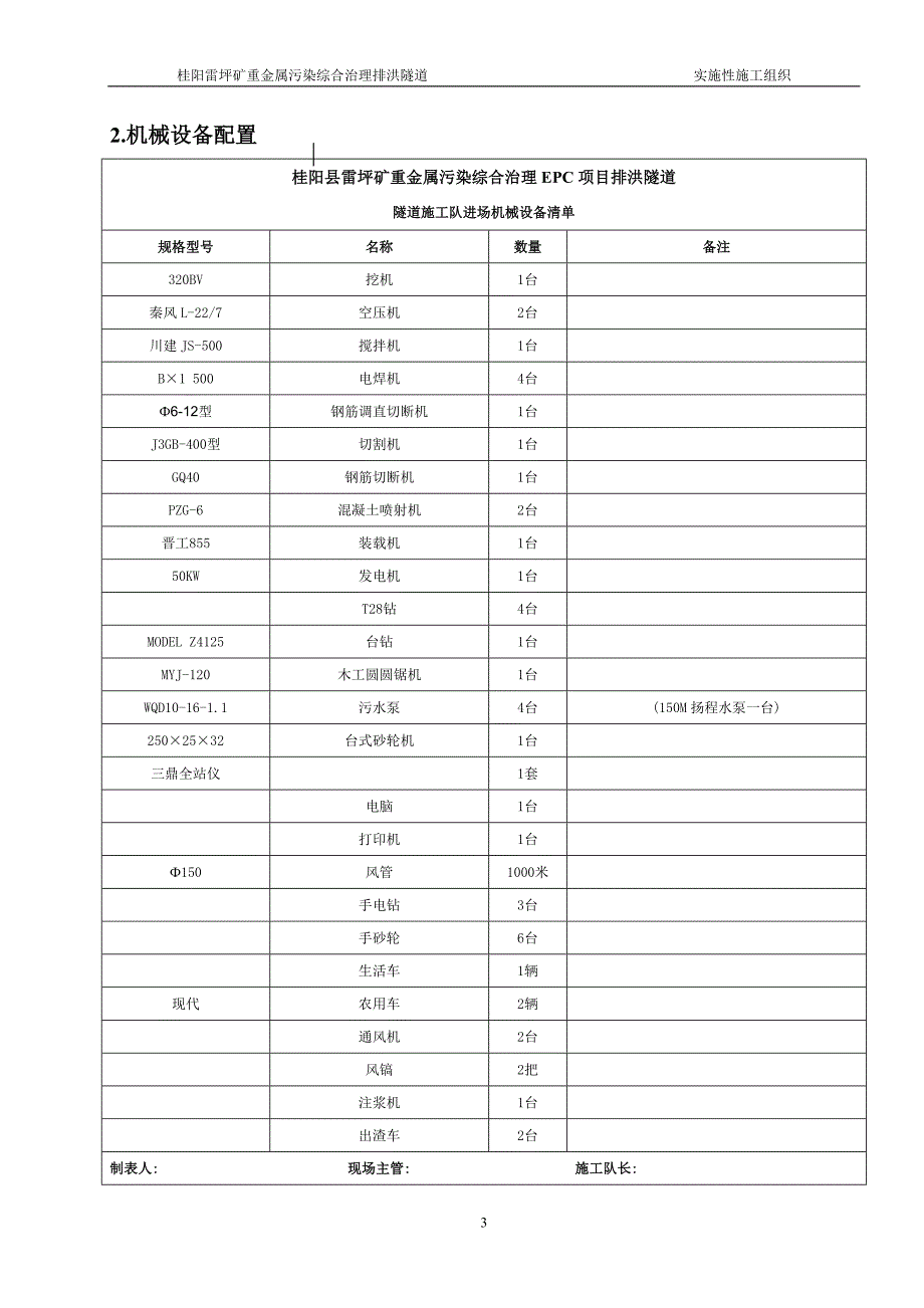 排洪隧道施工方案书工程施工方案.doc_第3页