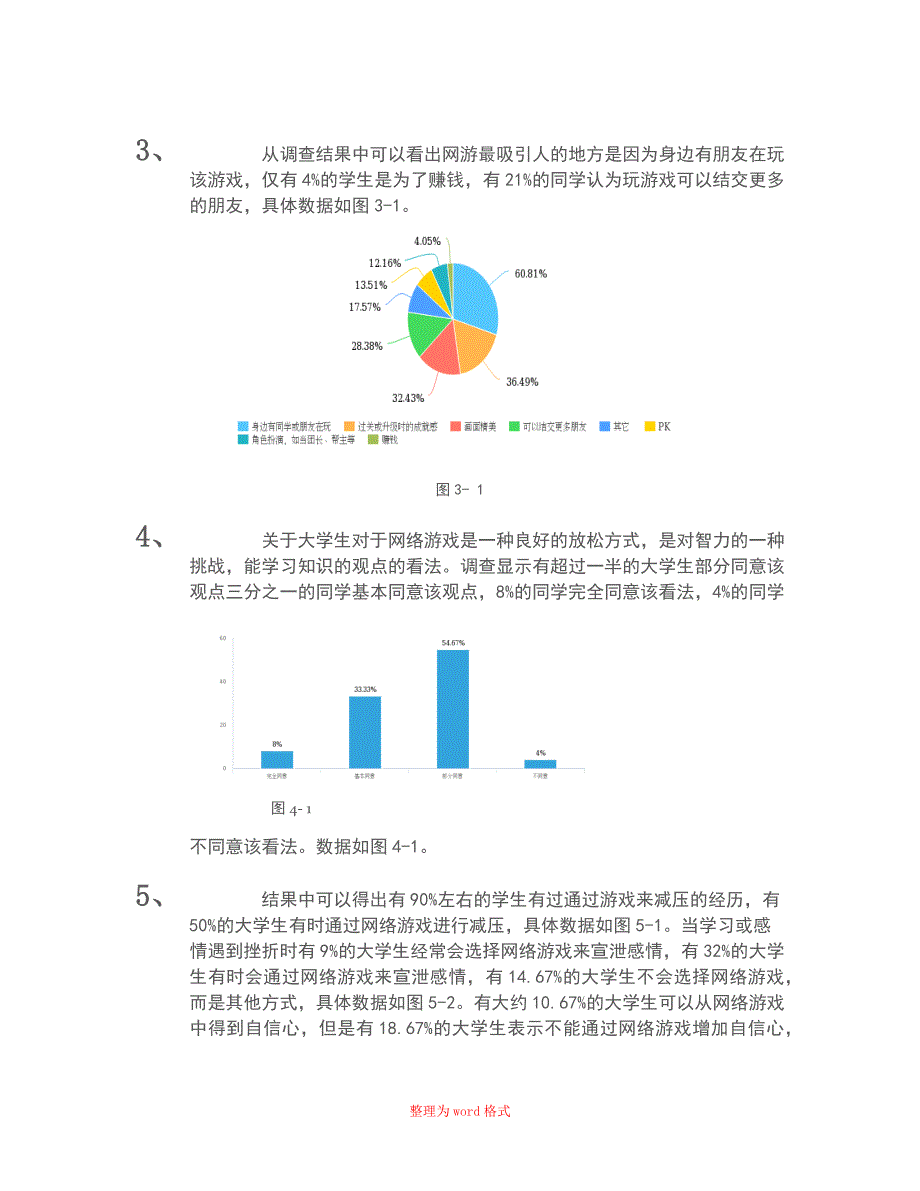 大学生网络游戏调查报告Word版_第3页