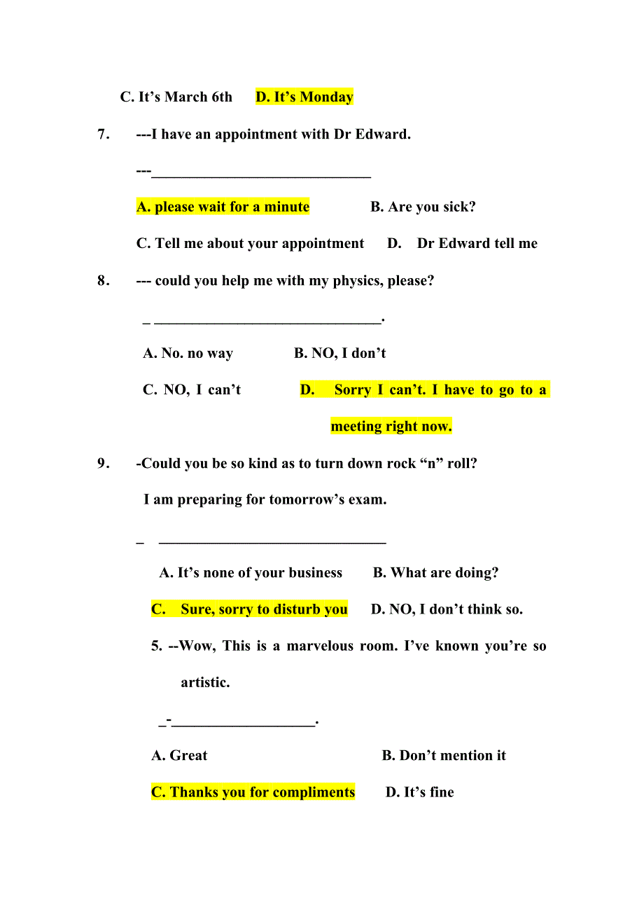 2023年大学英语b统考统考大学英语b电大网络教育英语b网考.doc_第4页