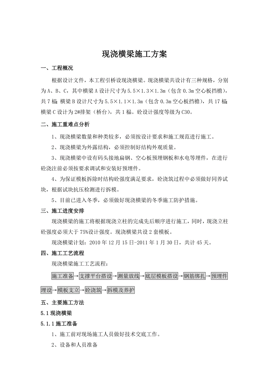 (现浇横梁)施工方案_第2页