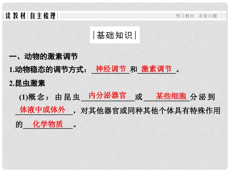 高中生物 第二章 生物的个体稳态 第三节 动物生命活动的调节课件 苏教版必修3_第2页