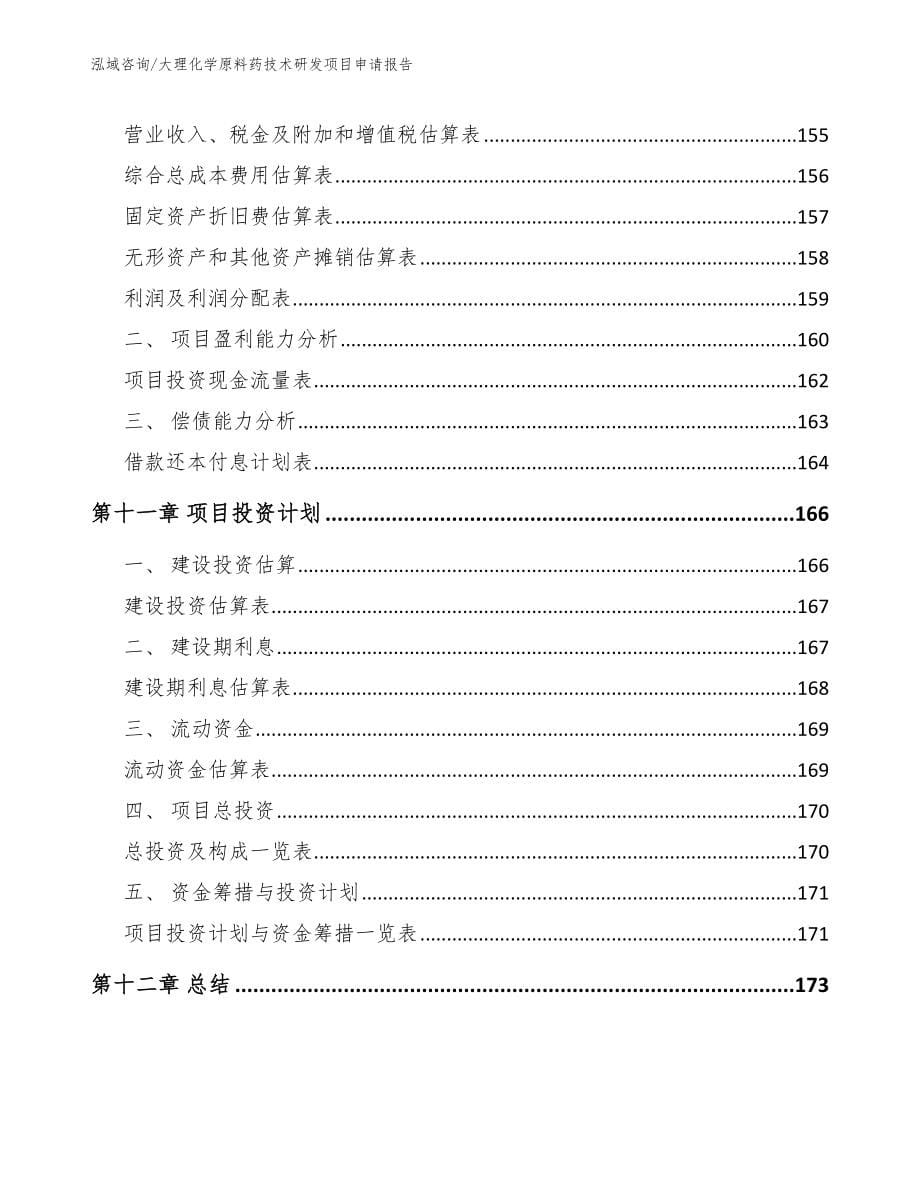 大理化学原料药技术研发项目申请报告_第5页