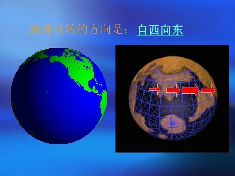 人教版初中地理七年级上册课件《地球的运动》_第5页