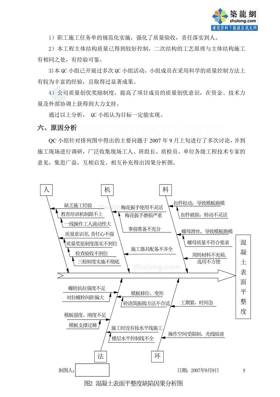 二次结构混凝土成型质量控制(qc成果)_secret.doc_第5页