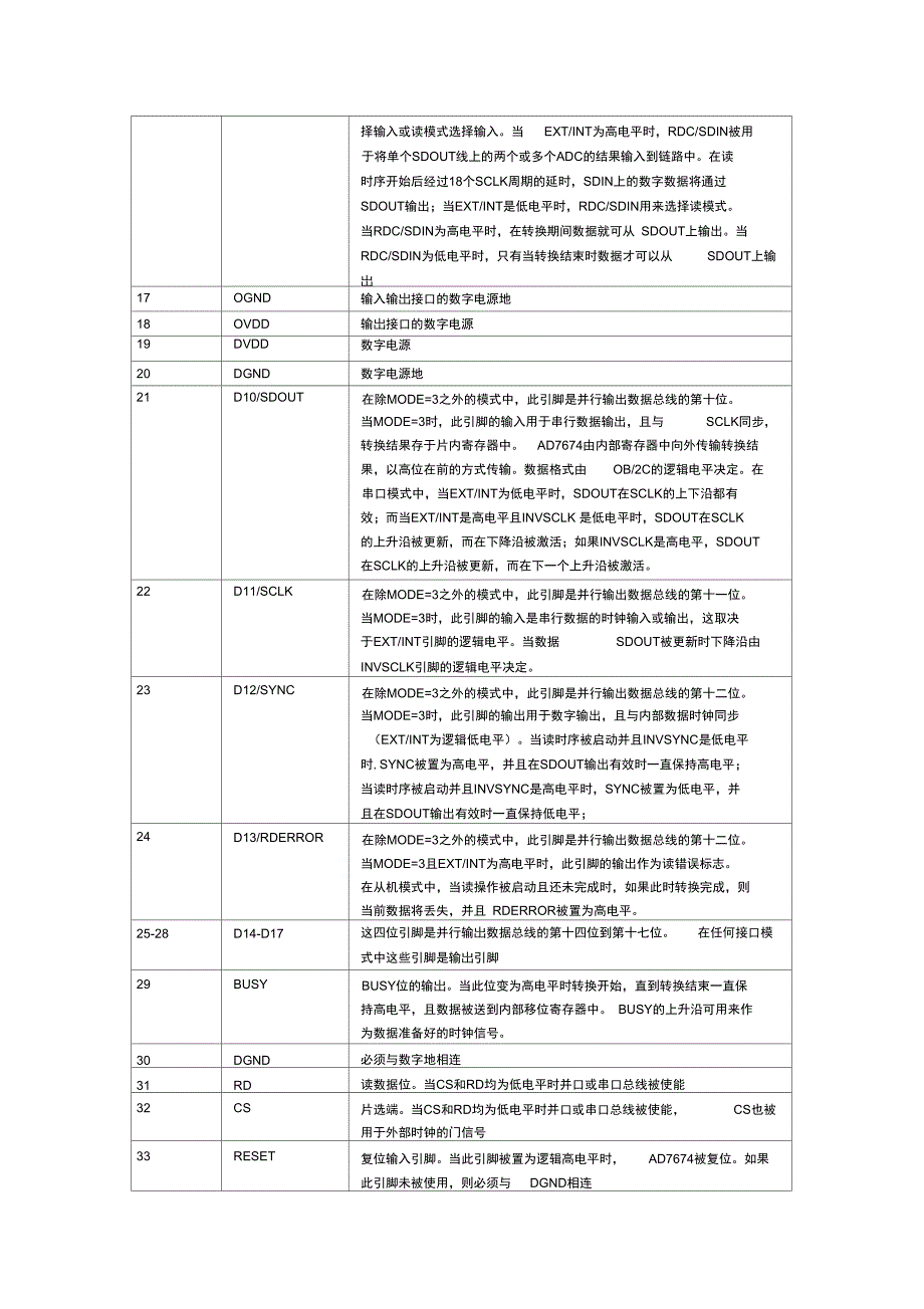 18位、800kSPSAD转换器AD7674及其接口设计(精)_第4页