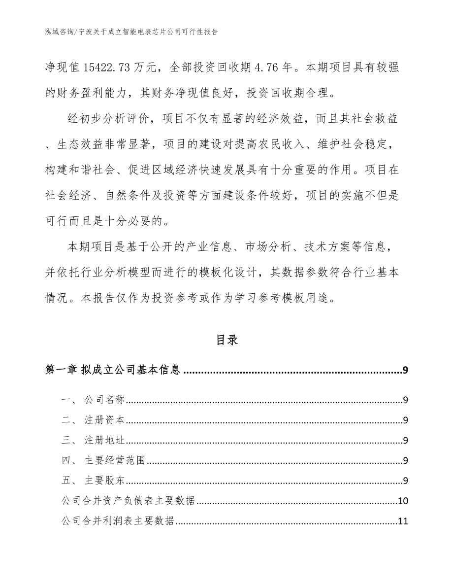 宁波关于成立智能电表芯片公司可行性报告_第3页