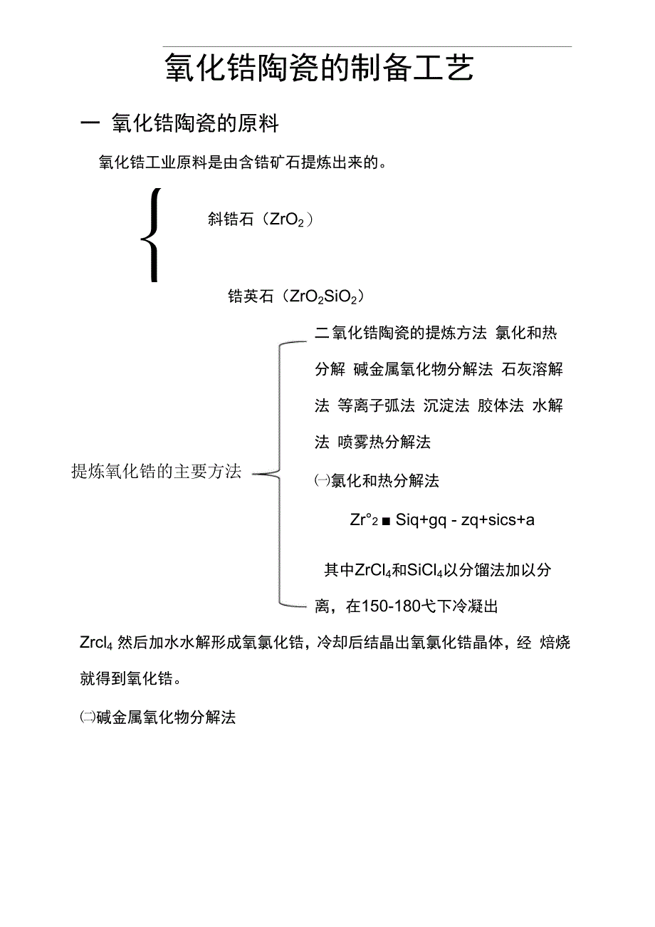 氧化锆陶瓷的制备实用工艺_第1页