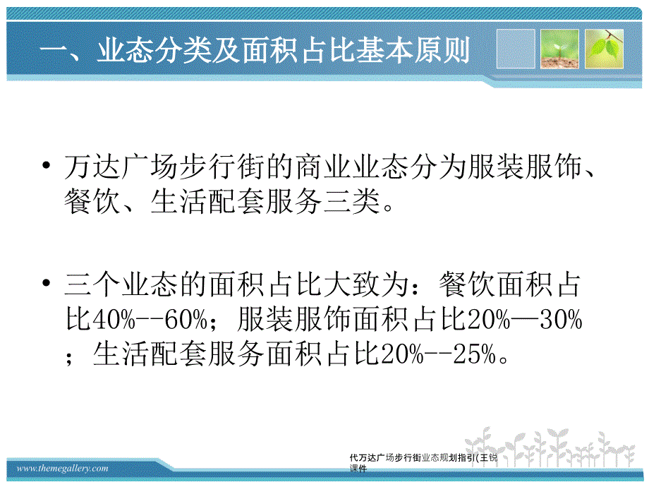 代万达广场步行街业态规划指引王锐课件_第2页