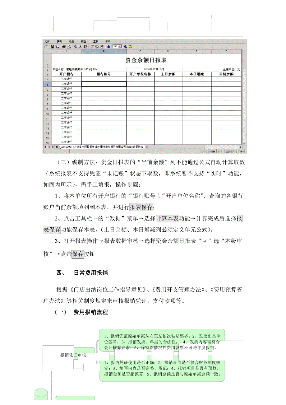 出纳员岗位工作流程_第4页