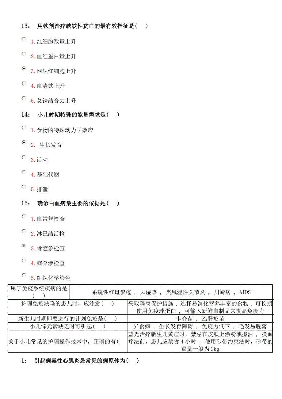 全 儿科护理习题答案_第4页