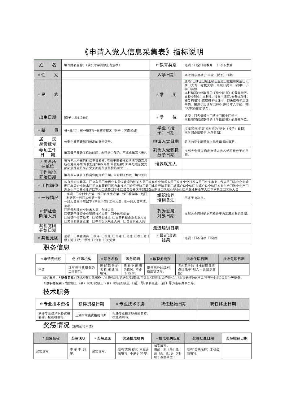 《党员信息采集表》填写说明.doc_第3页